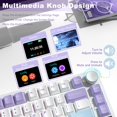thumbnail image 4 of Teclado mecanico ATTACK SHARK Ajazz AK820 Pro 75 por ciento Bluetooth 2.4G USB C Pantalla TFT Perilla RGB, 4 of 5