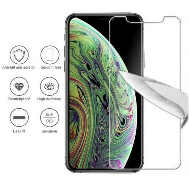 Qixxronics iPhone 12 Pro 6.1 in Tempered Glass Screen Film