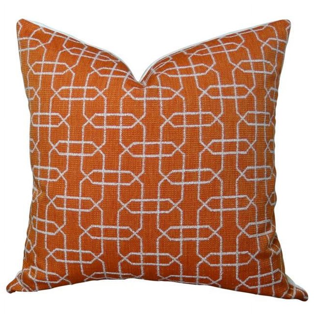 Plutus Ardmore Kaki Coussin à Main, (Double Face 16" x 16")