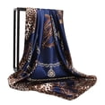 thumbnail image 2 of Opolski Square Women Leopard Chain Muslim Ramadan Decor Hijab Head Protection Cover Scarf, 2 of 8