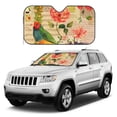 thumbnail image 3 of Bingfone Vintage Bird Car Windshield Sunshade,Sun Foldable Sun Shield Sun Visor for Car - Small, 3 of 9
