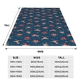 thumbnail image 3 of Pofeuu Octopus Sea Life Print Ultra-Soft Micro Fleece Blanket,for Bed Or Sofa,All Season Throw Blankets Flannel Blanket-40"x30", 3 of 7