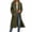 Army Green, variant on Busydd Fall Jackets for Women Solid Color Drawstring Zip Up Hoodie Casual Comfy Long Sleeve Fall Shirts Side Slit Long Trench Coats with Pockets S