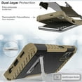 thumbnail image 4 of Tri-Shield Series for Samsung Galaxy A04s/A04/M13/A13/A32 5G Case, [Military Grade] Rugged Phone Cover with Metal Kickstand [Includes Wrist Strap Lanyard], 4 of 6