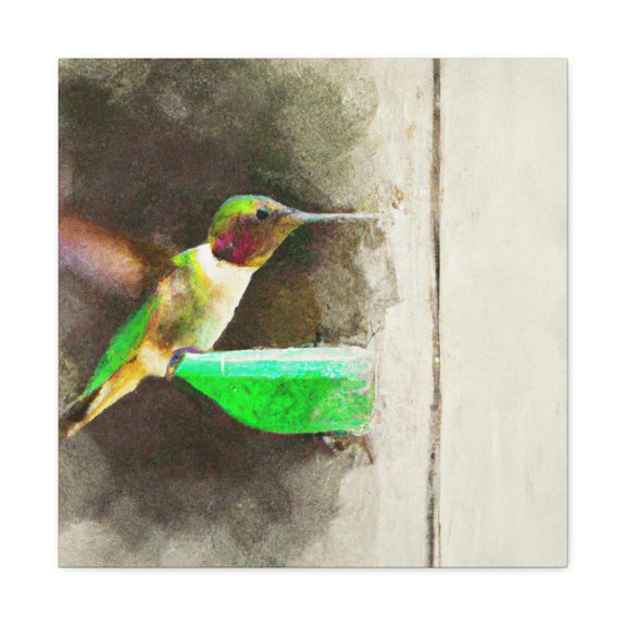 Ruby-Throated Dance Pose - Canvas