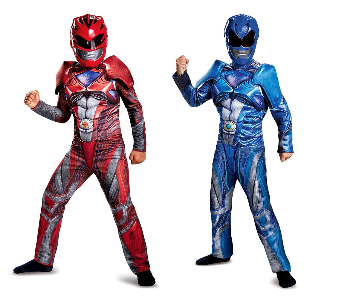 Novelty Character Dress Up Disguise Power Rangers 2017 Movie Muscle ...