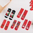 thumbnail image 4 of Calcetines de dibujos animados Soledad para mujer 4 pares Navidad, 4 of 8