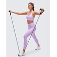 thumbnail image 3 of CRZ YOGA Butterluxe Halter Sports Bras for Women Padded Open Back Yoga Crop Gym Tops Low Impact, 3 of 6