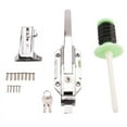 2X Cooler Door Latch Kit, Safety Freezer Door Latch Handle Set, with