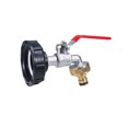 thumbnail image 1 of Adaptador de grifo de caja de agua IBC de cobre desmontable profesional reutilizable a prueba de fugas adaptador de riego de plantas de Herramientas y ferretería Punta de cobre de 3/4 de pulgada Eigraketly TO009559-04, 1 of 6