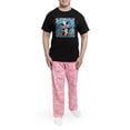 thumbnail image 5 of CafePress - Adorable Cow Has Hearts Pajamas - Men's Dark Loose Fit Cotton Pajama Set, 5 of 7