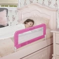 thumbnail image 5 of Lightweight Mesh Security Adjustable Bed Rail with Breathable Mesh Fabric in Light Pink - 33'L X 14" W X 23" H, 5 of 7