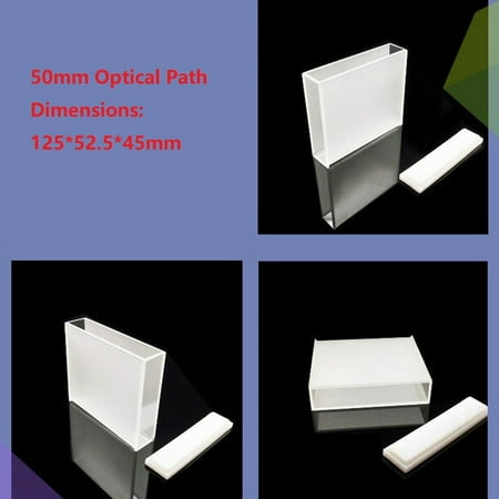 

Suyin Quartz Cuvette Suitable For 751/722 Spectrophotometer Optical Path 10mm-50mm