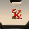 thumbnail image 2 of 26 Letters Christmas Tree Decoration Pendant Ornaments Personalized Diy Christmas Orn - A to Z Ornaments for Tree Decor & DIY Crafts, Festive Letter Decor, 2 of 8
