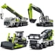 thumbnail image 1 of Grúa de construcción de ciudad para niños, excavadora de hormigón, modelo de carretilla elevadora, cargador de coche, juegos de bricolaje, bloques de montaje, juguetes, regalos, 2023, 1 of 5