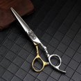 thumbnail image 2 of 6 Inch Professional Hair Cutting Scissors 440c Stainless Steel Ergonomic Barber Shears for Salon, 2 of 4