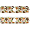thumbnail image 2 of Coolnut Thanksgiving Autumn Pumpkin 2PCS Kitchen Faucet Mat Bathroom Faucet Mat Sink Microfiber Cloth Faucet Splash Catcher Faucet Mat Dish Drying Mat Sink Mat for Kitchen Sink 30x5in, 2 of 7