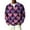Purple, variant on Fgvctg Valentine's Day Men Sweater Ribbed Knit Button Down Henley Collar Sweater Love Heart Print Casual Pullover Slim Fit Long Sleeve Sweaters Oversized Spring Clothes Wine 2XL