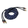 thumbnail image 2 of Cable de Interconexión Audio Estéreo para Automóvil de 4,5 con Doble Blindaje kusrkot Audio del coche rca, 2 of 7