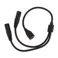 thumbnail image 2 of Cable Dual XLR Macho A RJ45 Hembra, Cable Divisor XLR A RJ45 Plug Play De 3 Pines Configuraciones De Audio Profesionales Para Amplificadores Para DMX CON, 2 of 7