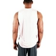 thumbnail image 7 of DEVOPS 3 Pack Men's Muscle Shirts Sleeveless dry Fit Gym Workout Tank Top (Medium, Black/Gray/White), 7 of 7