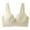 White, variant on LYEAA Plus Size Bras for Women Push up Padded Wireless Daily Bras Wirefree Adjustable Strap Lift Soft Bralette No Wire Breathable Comfort Sleeping Bras Black 38/85BCD