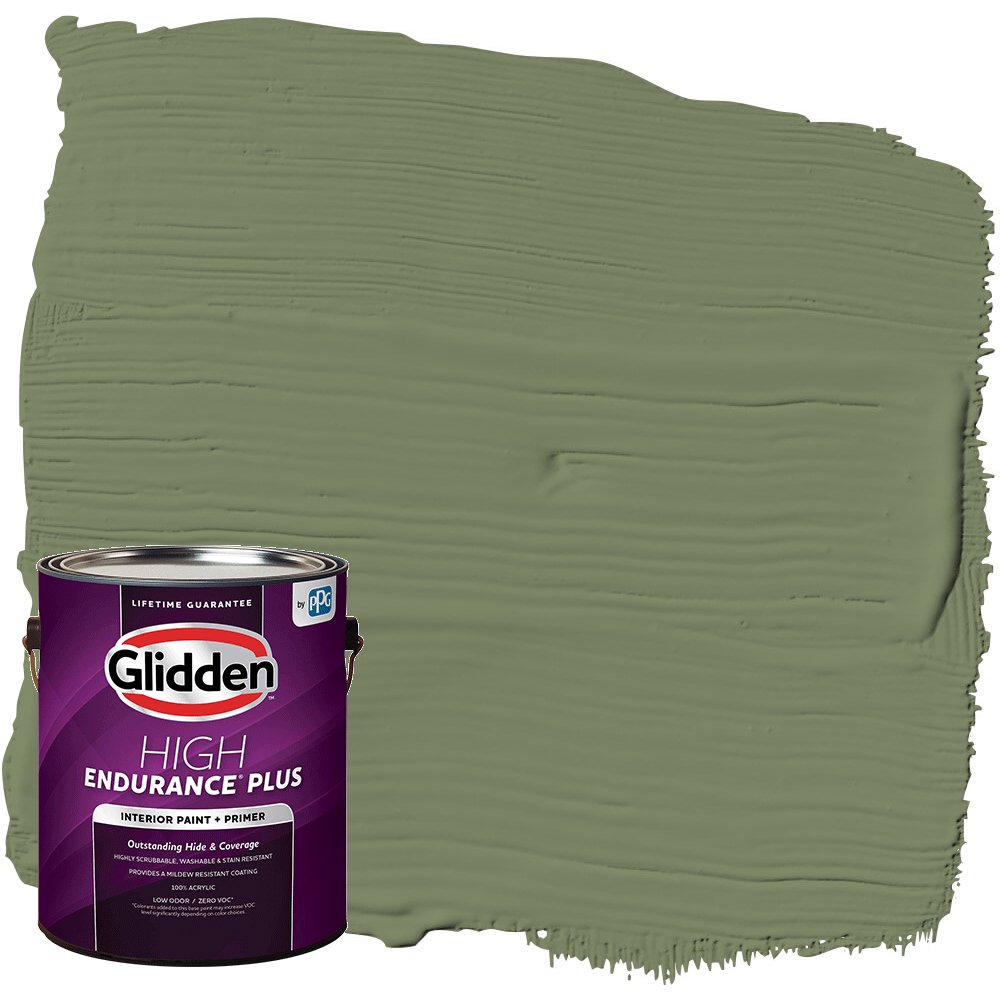 Glidden High Endurance Plus Interior Paint and Primer, Guild Green