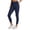 Navy, variant on RBX Active Women's High Waisted Ultra Soft Peached Legging Workout Capri