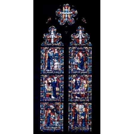 Florence Nightingale Window Stained Gl Cathedral Of Washington Dc Florence Nightingale Window Stained Gl Cathedral Of Washington Dc Usa Canvas Art 24 X