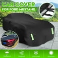 thumbnail image 4 of HHENGYISOUL Full Car Cover Fits for Ford Mustang GT 1994-2024 Waterproof Outdoor All Weather, 4 of 9