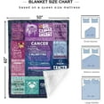 thumbnail image 4 of Cancer Gifts for Women, Cancer Throw Blanket,Cancer Zodiac Gifts for Women, Cancer Astrology Throw Blanket Birthday Cancer Gifts for Women Men 60"X 50", 4 of 6