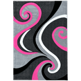 thumbnail image 7 of Premium Hand Carved Abstract Modern Rug Contemporary Colorful Thick Carpet Design 327 (2'2"x7'3" Runner,Pink), 7 of 7