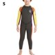 thumbnail image 2 of Traje de neopreno para niños Trajes de neopreno Resistencia a los arañazos para niños Protección UV Traje de baño de snorkel con cremallera trasera Traje de surf Manga amarilla verde S 2.5MM Sweethay OD003690-11, 2 of 7