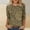 003 Green, variant on Women's 3/4 Sleeve Tropical Palm Print T-Shirt Casual Round Neck Vintage Botanical Graphic Top