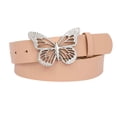 thumbnail image 1 of Cinturón de hebilla de mariposa Zulema para Jeans Rosado, 1 of 8