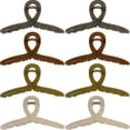 thumbnail image 5 of Decorative Hair Clip Claw Clips for Girls Women Hair Accessories Strong Grip Assorted Color 8Pcs, 5 of 5