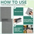 thumbnail image 4 of GIXUSIL 12 Pack Grill Cleaning Screens ,Griddle Scraping Mesh, Commercial Grade Heavy Duty, Removal of Tough Stain on BBQ Grills, Cooktops and Stove Tops for Restaurant, Bars and Home Use (Black), 4 of 6