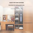 thumbnail image 2 of White 148mm Wide Double-Hook Iron Storage Rack - Sturdy, Space-Saving Organizer for Irons & Lightweight Items, Easy Assembly, Versatile Home/Business Use, 2 of 5