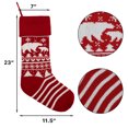 thumbnail image 3 of GEX Christmas Stockings Set of 1 Large Size 23 inches Cable Knit Christmas Stockings for Christmas Decor Family Polar Bear, 3 of 4