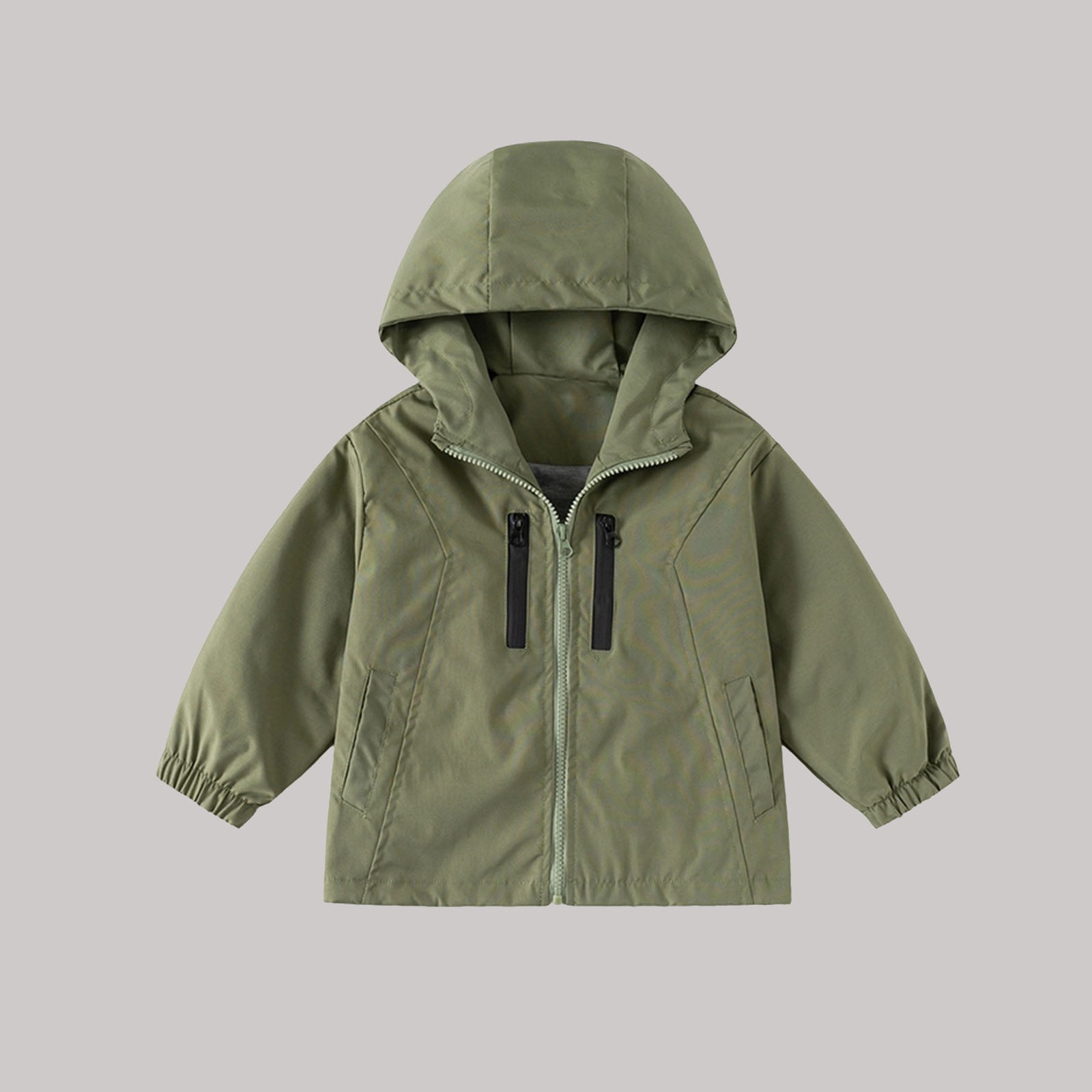Boys Clothes Kids Girls Windbreaker Jacket Zipper Hoodies Lightweight Kids Jacket Fall Outfits Clothes Kids 4-5 Years