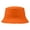 Orange, variant on ManxiVoo Cotton Bucket Hat for Women Summer Travel Outdoor UPF Sun Protection Adjustable Chin Strap S Size Army Green