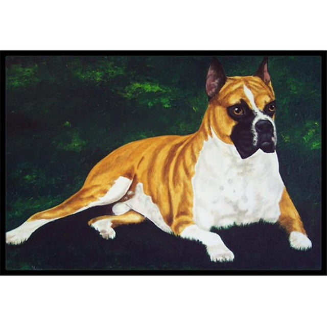 Carolines Treasures AMB1064MAT Dempsey Boxer Indoor or Outdoor Mat- 18 x 27