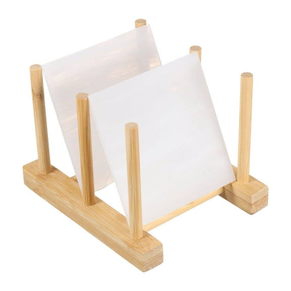 Uxcell 4 x 4" Stained Glass Sheets 2 Sheets Transparent Art Glass Beige