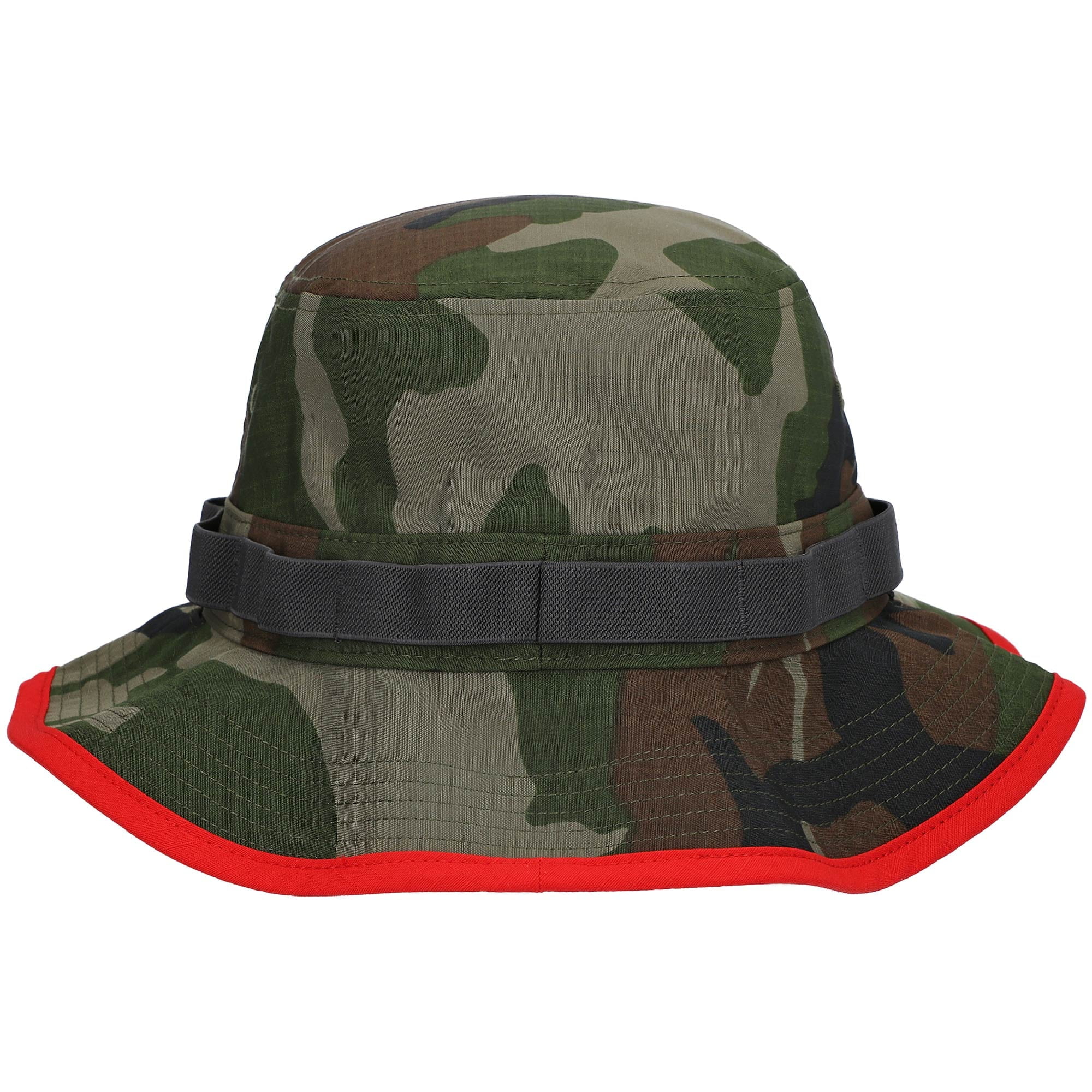 nike men's sportswear branded sideline camo bucket hat