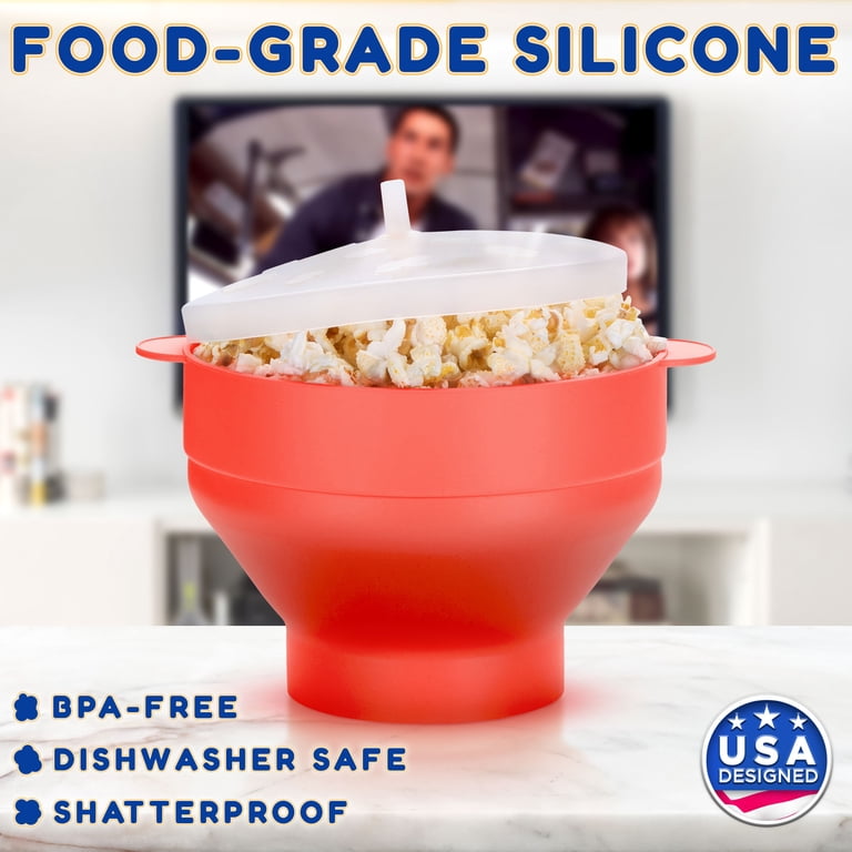 EcoEarth Microwave Popcorn Popper Collapsible Silicone Bowl photo 6