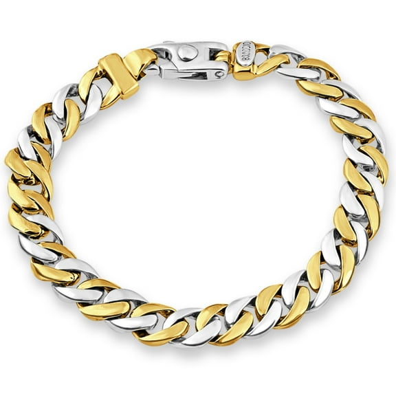 Pompeii Men's Cuban Link 14k Gold (38gram) or Platinum (51gram) 8mm Bracelet 8.5" (,)