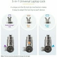 thumbnail image 4 of StarTech 25-Pack Universal Laptop Lock 6.6ft (2m), Master Keyed Locking Cable, 4 of 8