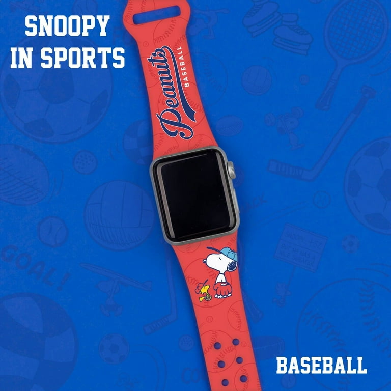 Peanuts Snoopy in Sports HD Watch Band Compatible with Apple Watch