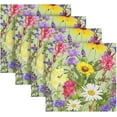 thumbnail image 5 of GZHJMY Colorful Garden Flowers Napkins Table Decorations Napkin Set for Gift Giving, Dining, Parties 20 x 20in, 5 of 7