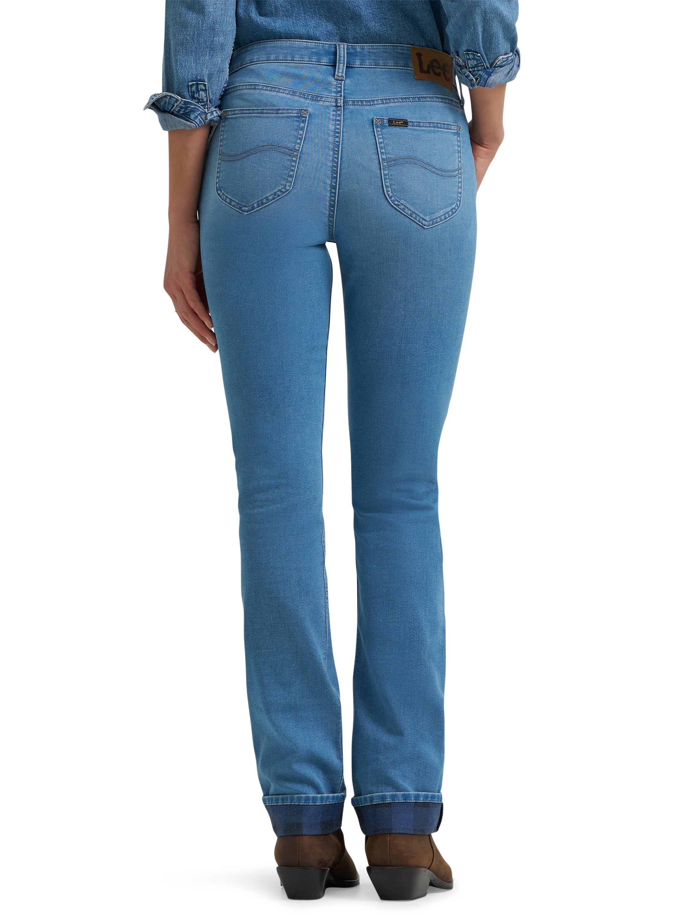 Lee® Women's Legendary Lined Straight Leg Denim Jeans